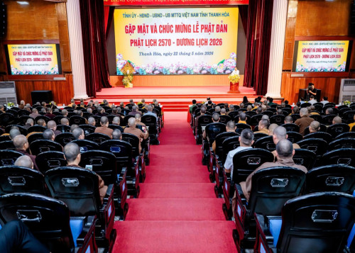 Lãnh đạo tỉnh gặp mặt và chúc mừng các chức sắc Phật giáo nhân dịp Đại lễ Phật đản PL.2570 – DL.2026